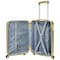Senator Hard Case Cabin Suitcase Luggage Trolley For Unisex ABS Lightweight Travel Bag with 4 Spinner Wheels KH1065 Tea Green