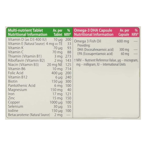 Vitabiotics Pregnacare Original Supplements + Omega 3 (56 Tablets)
