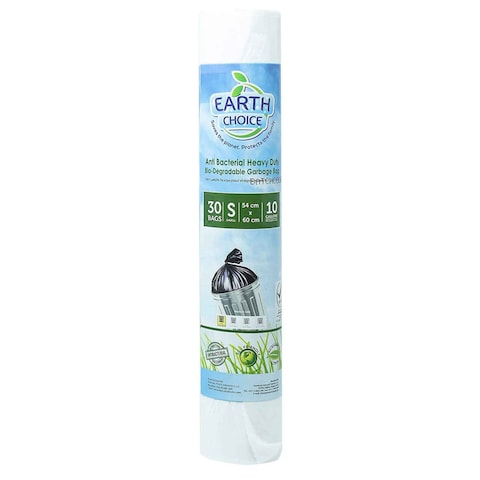 Earth Choice Anti Bacterial Heavy Duty Bio-Degradable 30 Garbage Bags