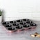 Berlinger Haus Carbon Steel 12 Pieces Muffin Pan, Pink, Hungary