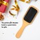 Generic-Comb Hair Comb Square Air Cushion Comb Wooden Spa Massage Natural Wood Inserts Combs Anti-static Suitable for Ladies Men and Children
