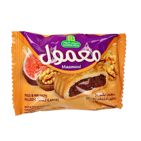 Halwani Bros Maamoul Figs And Walnuts Filled Cookies 40g