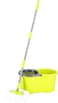 Royalford Rf9986 Mop And Bucket Set - Modern Spin 360 Degree Spinning Mop Bucket Home Cleaner, Extended Easy Press Stainless Steel Handle And Easy Wring Dryer Basket For Home Kitchen Floor Cleaning