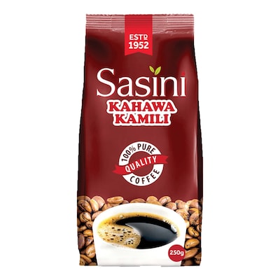 Sasini Kahawa Kamili Pure Quality Kenyan Coffee 250g