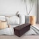 My Choice 3-Seater Fold Storage Ottoman Brown