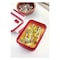 Tefal Master Seal Micro Rectangle Food Storage Red Clear 0.8L