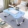 LINGWEI Laptop Table Laptop Desk Lap Tray Computer Desk Study Table Foldable Portable Laptop Bed Table Reading Table computer desk laptop desk Blue
