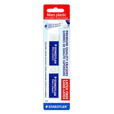 Staedtler Mars Plastic Eraser 2 Pieces Green