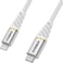 OtterBox USB-C to Lightning PD Cable 2 Meters - MFi Durable, Braided Tangle-Free, High Speed Charging &amp; Sync Cable 3 Amps for Apple iPhone 12/11/X/Pro/Pro Max/ AirPods/iPad - White