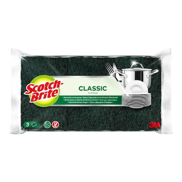 Scotch-Brite Scrub Sponge Classic Thin X3