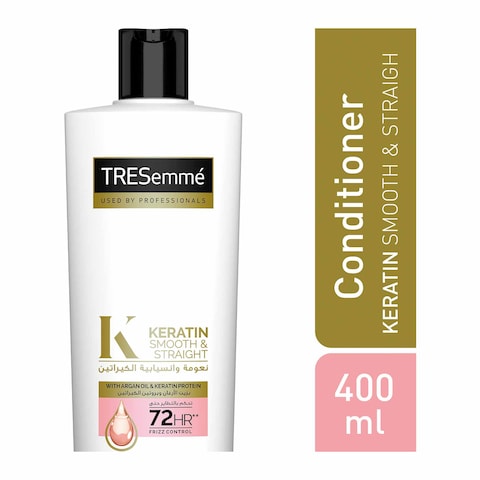 Tresemme Conditioner Keratin Smooth and Straight With Argan Oil and Keratin Protein - 400 Ml