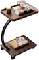 Duchic Versatile and Movable Coffee Table - Small Tea Table with Wheels, Perfect for Sofa, Bedroom, and Bedside - C-Type Side Table for Stylish Convenience - Sequre