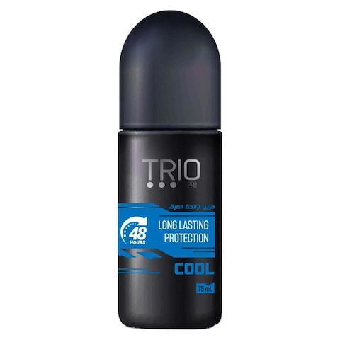 Trio Cool Roll-On Deodorant for Men - 75ml