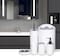 Bathroom Accessories Set,6-Piece Bathroom Gift Set,Toothbrush Holder,Toothbrush Cup,Soap Dispenser,Soap Dish,Toilet Brush Holder,Trash Can,Tumbler Bathroom Accessory Set Complete, White Ringe