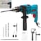 High-Power 1500W Impact Drill with Adjustable Handle and Variable Speed, drilling metal, drilling concrete, and woodworking