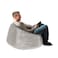 In House Kempes Fur Bean Bag Chair - Large - Ivory