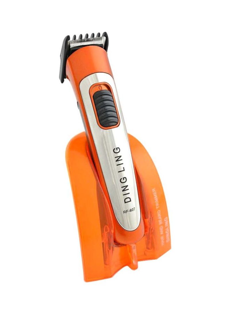 Buy Dingling Cordless Chin Trimming Machine Silver/Orange Online ...