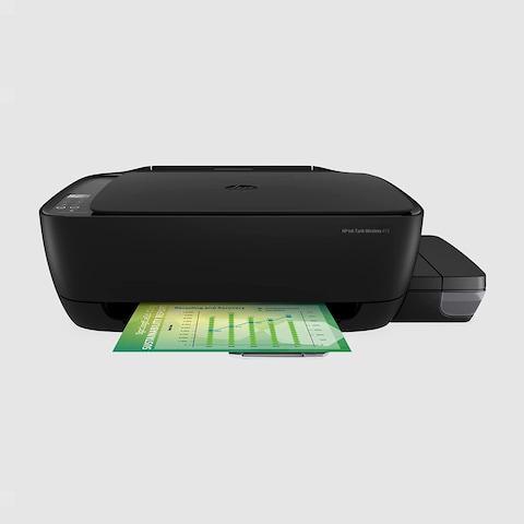 HP Ink Tank 415 Wireless All-In-One Printer, Print, Copy, Scan, Black (Z4B53A)