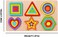 27 pcs Geometric Shapes Wooden puzzles for Motessori Learning
