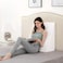 Vital Orthopedic Bed Wedge Pillow With HD Foam Top Elevation For Sleeping, Acid Reflux, Heartburn, Anti Snoring And Gerd Pillow - Ideal For Neck Pain, Back Support (W 65 X L 65 Cm, Standard: 8&amp;quot;)