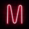 LED Neon Flex Letter Light M 30x25cm