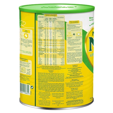 Nestle Nido Little Kids 3 Plus Growing Up Milk Powder Tin For Toddlers 3 to 5 Years 400g