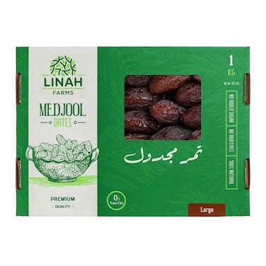 Linah Farms Premium Medjool Large Dates - 1 kg