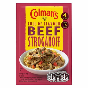 Colman&#39;s Beef Stroganoff Mix Spice 39g