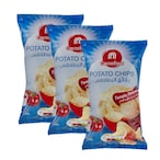 Buy Carrefour Tomato Ketchup Potato Chips 170g Pack of 3 in UAE