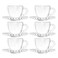 City Glass Bubbly Tea Set - 12 Pieces