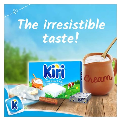 Kiri Spreadable Cream Cheese Squares 12 Portions 216g