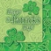 St.Patricks Clover 24 pcs Beverage Napkins
