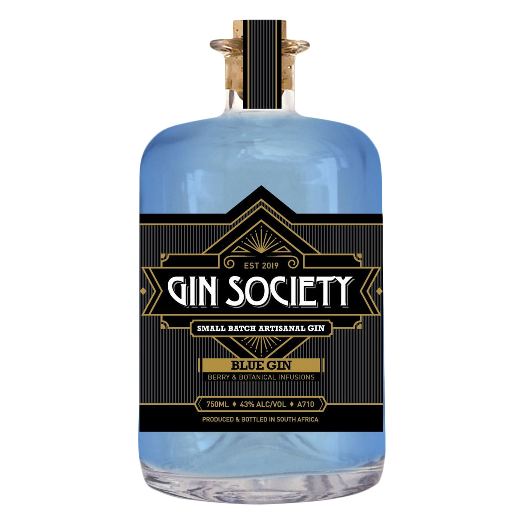 Gin Society Berry And Botanical Infusion Blue Gin 750Ml