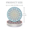 Aiwanto 6Pcs Absorbent Coffee Mug Place Mats Ceramic Coasters with Cork Base Placemats Decoration for Dinning Table Home(Assorted)