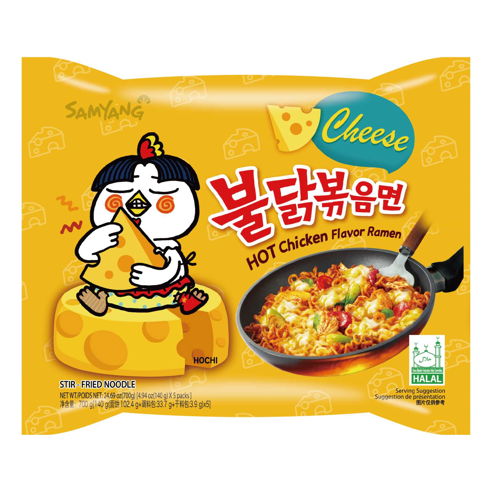 Samyang Hot Chicken Flavour Cheese Ramen 140g