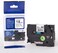 Generic Compatible 18 mm Black Characters On White Label Laminated Tape