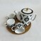 Elegant Design Classic Porcelain Arabic Ceramic Coffee Cup And Teapot Sets