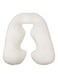 Generic - Comfortable U-Shaped Full Body Maternity Pillow Cotton White 120x80centimeter