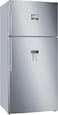 Bosch Series 6, Free-Standing Fridge-Freezer Refrigerator With Freezer At Top, 186 x 86 cm, Vita Fresh, No Frost Stainless Steel, KDD86AI31M