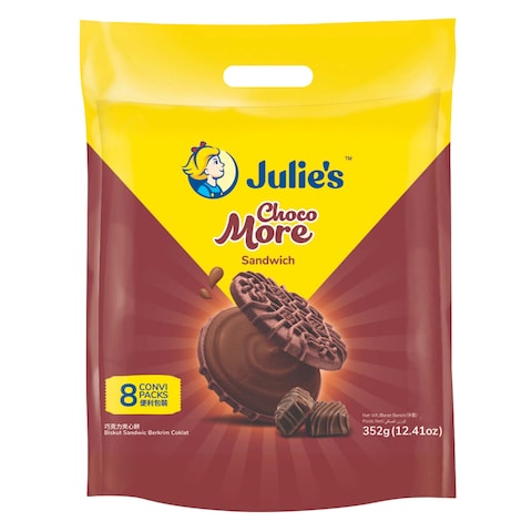 Julie&#39;s Chocolate More Sandwich Cookies 352g
