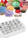 Generic 24-Pieces Piping Nozzles Pastry Tips Cupcake Cake Decorating Diy Tool Silver
