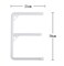 LED Neon Flex Letter Light E 30x21cm