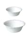 ROYALFORD 2-Piece Spin Bowl Set White 4.5centimeter
