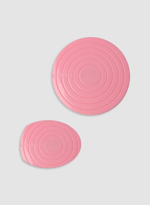 Generic Decorative Turntable Cake Stand Pink 14Centimeter