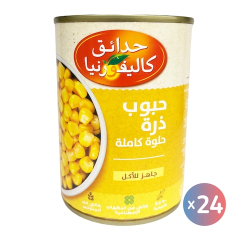 California Garden Sweet Corn- 400 gram - 24 Pieces