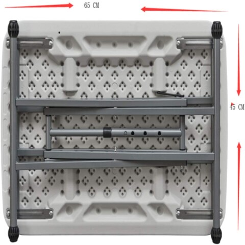 LANNY Multi-Function Adjustable Folding Table AK64 white