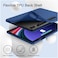 Case For Samsung Galaxy Tab S9 Plus 12.4-Inch, Translucent Back Tri-Fold Stand Protective Tablet Cover, Support S Pen Charging, Auto Wake/Sleep Blue