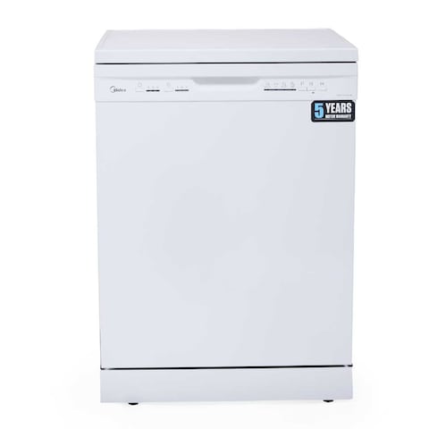 Midea 5 Programs 12 Place Settings Dishwasher WQP125203-W White