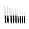 Tramontina Plenus Knives Set - 9 Pieces - Black