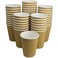 SNH Packing Disposable Ripple Cup Brown 12 Ounce Without Lid - Kraft Hot Tea, Coffee, Kahwa, Hot Drinks &amp; Natural Brown - 25 Pieces.